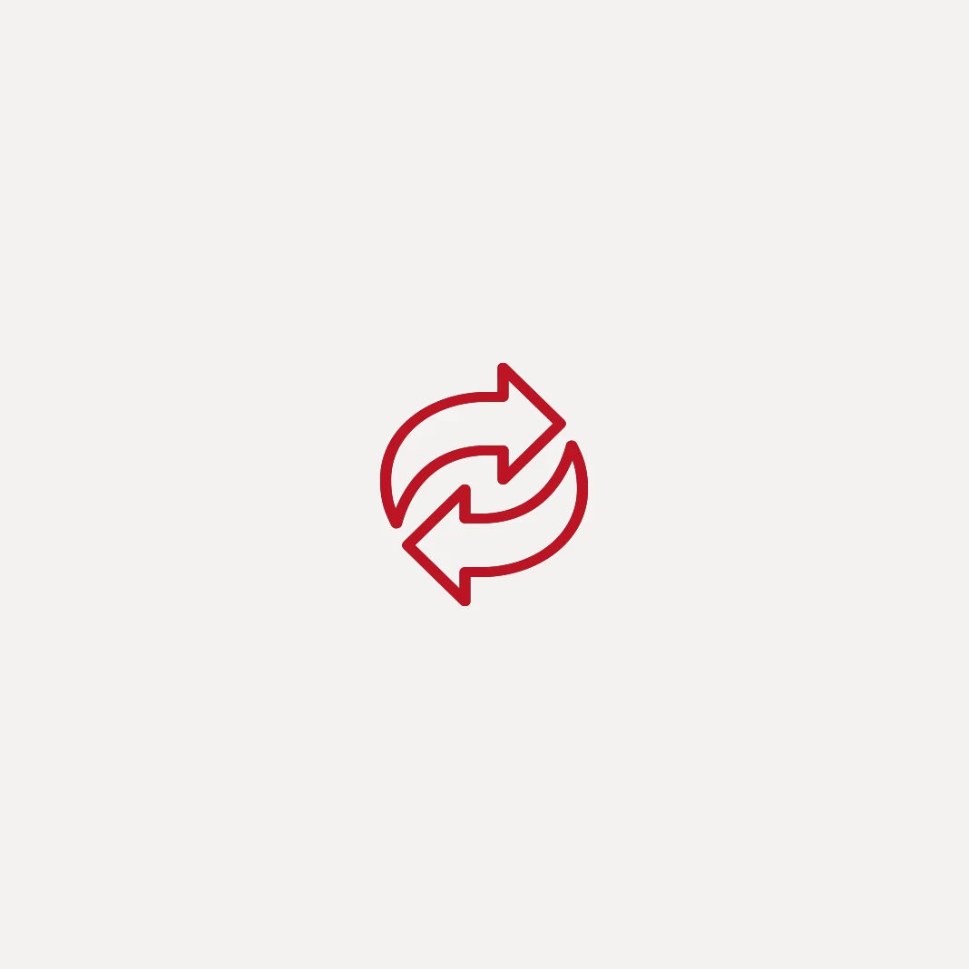 Textile recycling pictogram