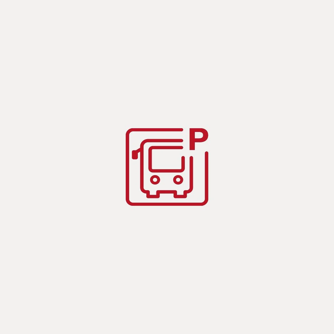 Coach parking pictogram