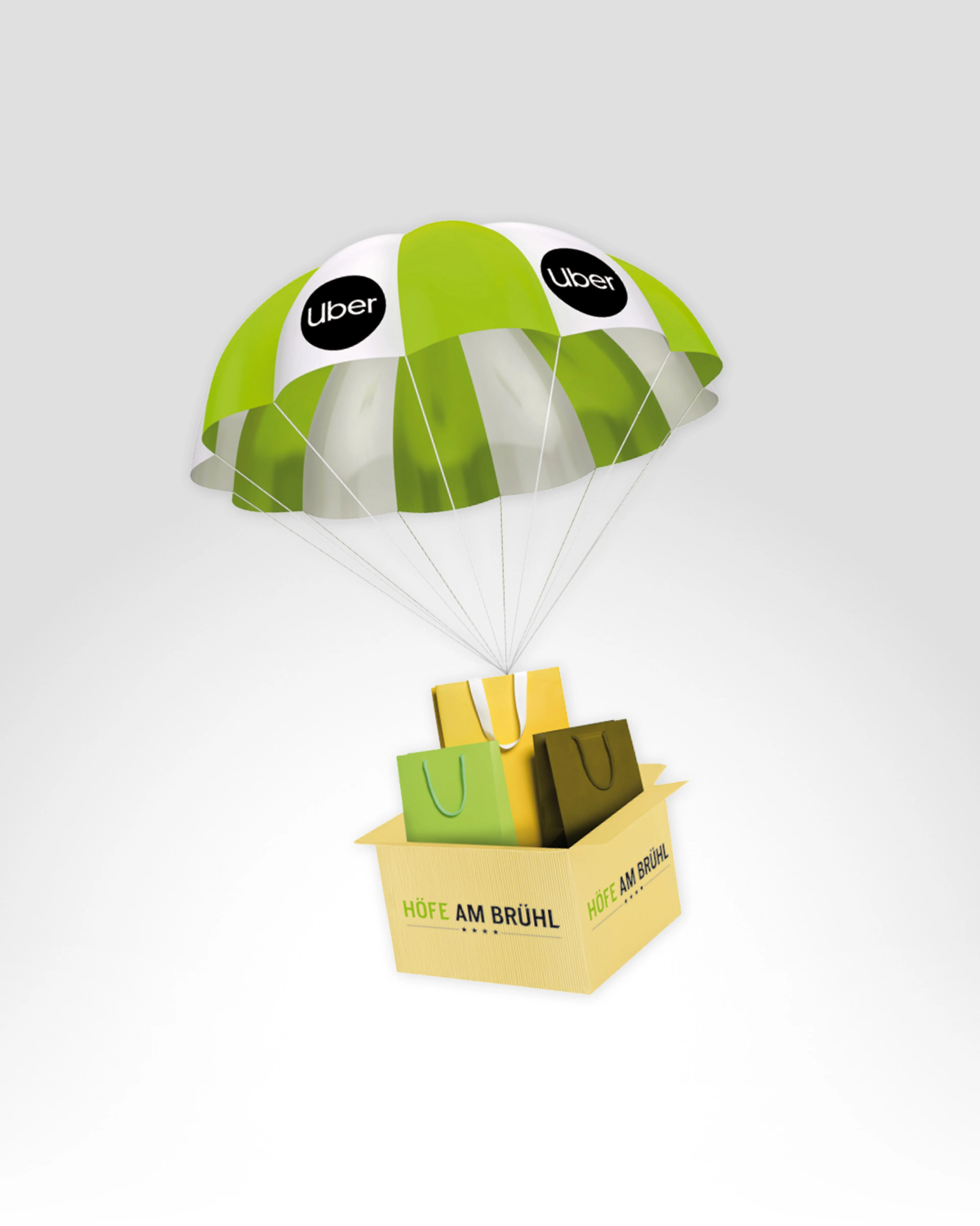 Höfe am Brühl Uber Home Delivery Service